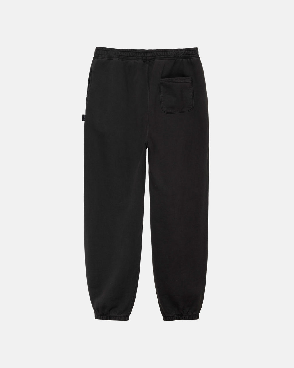 Stussy Pigment Dyed Fleece Pantaloni Nere | 478NZVYEI