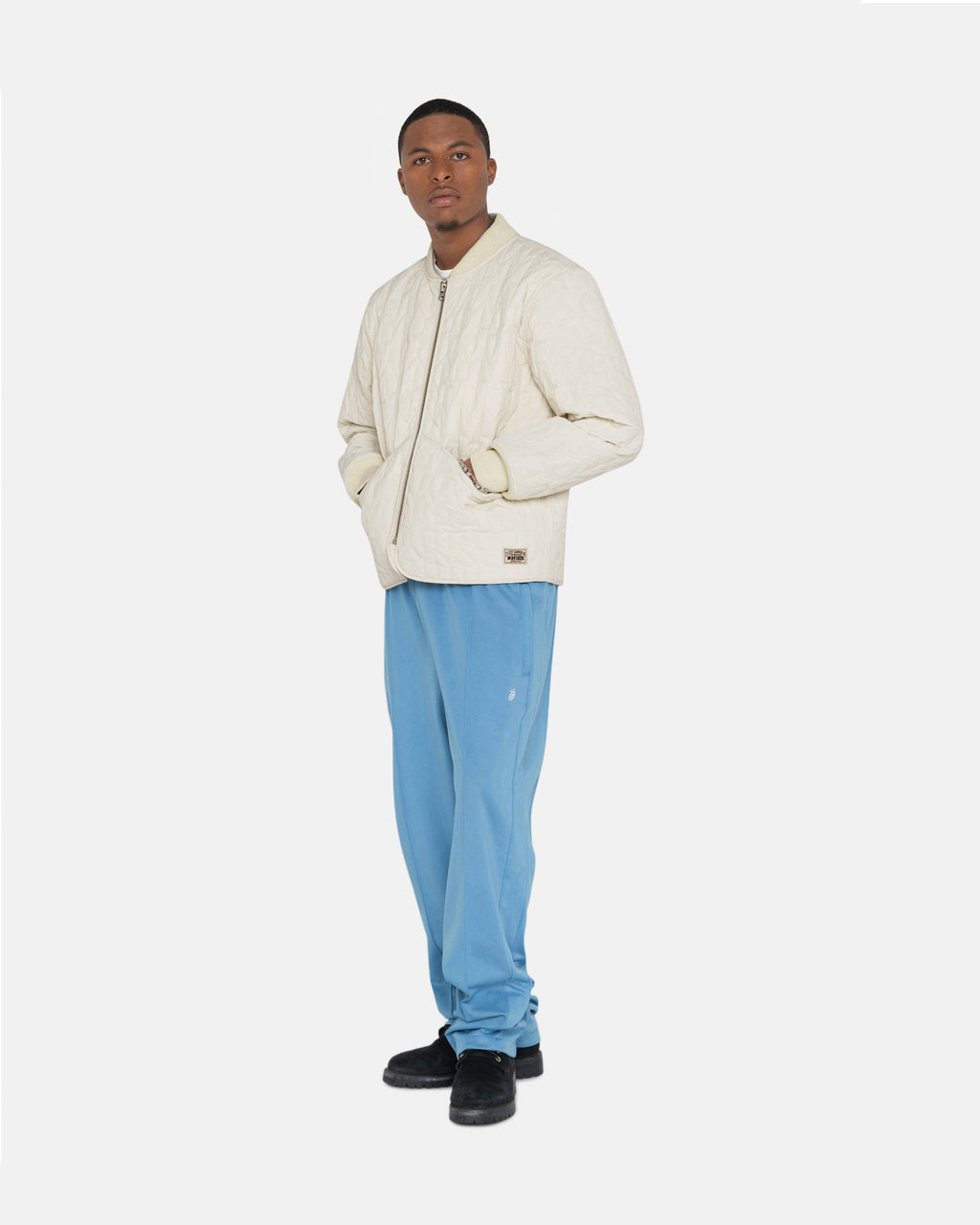 Stussy Poly Pista Pantaloni Azzurre | 624XZRNLO