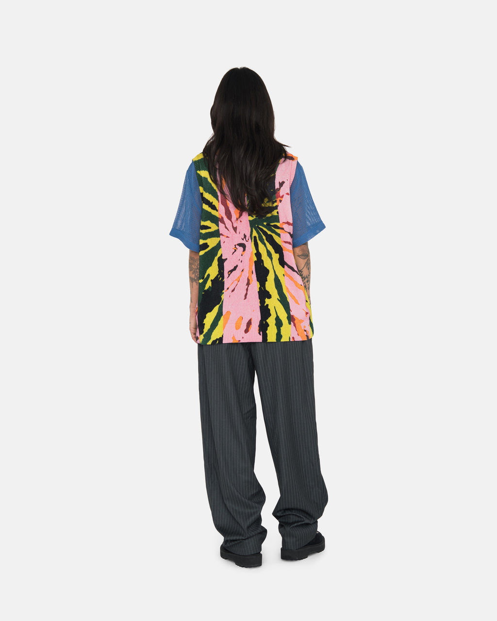 Stussy Printed Gilet Rosa | 651LTDNOV