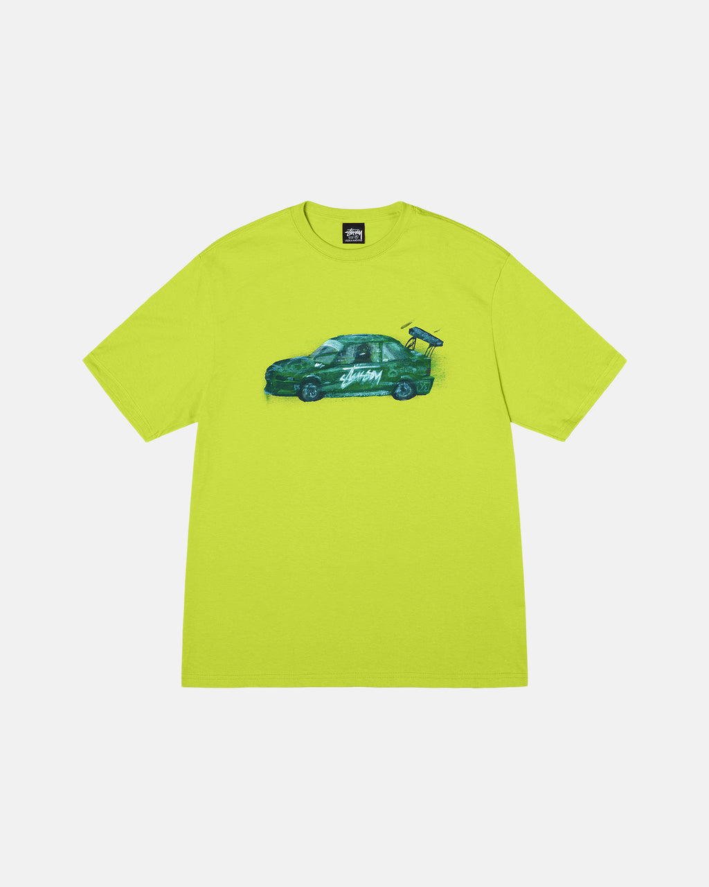 Stussy Racecar Magliette Running Keylime | 974MOAPQI