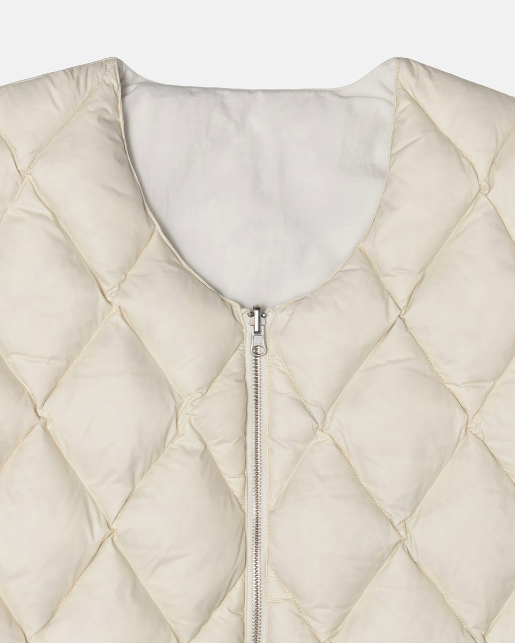 Stussy Reversible Trapuntato Gilet Crema | 537JVHPYS