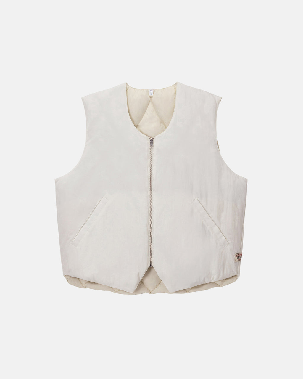 Stussy Reversible Trapuntato Gilet Crema | 537JVHPYS