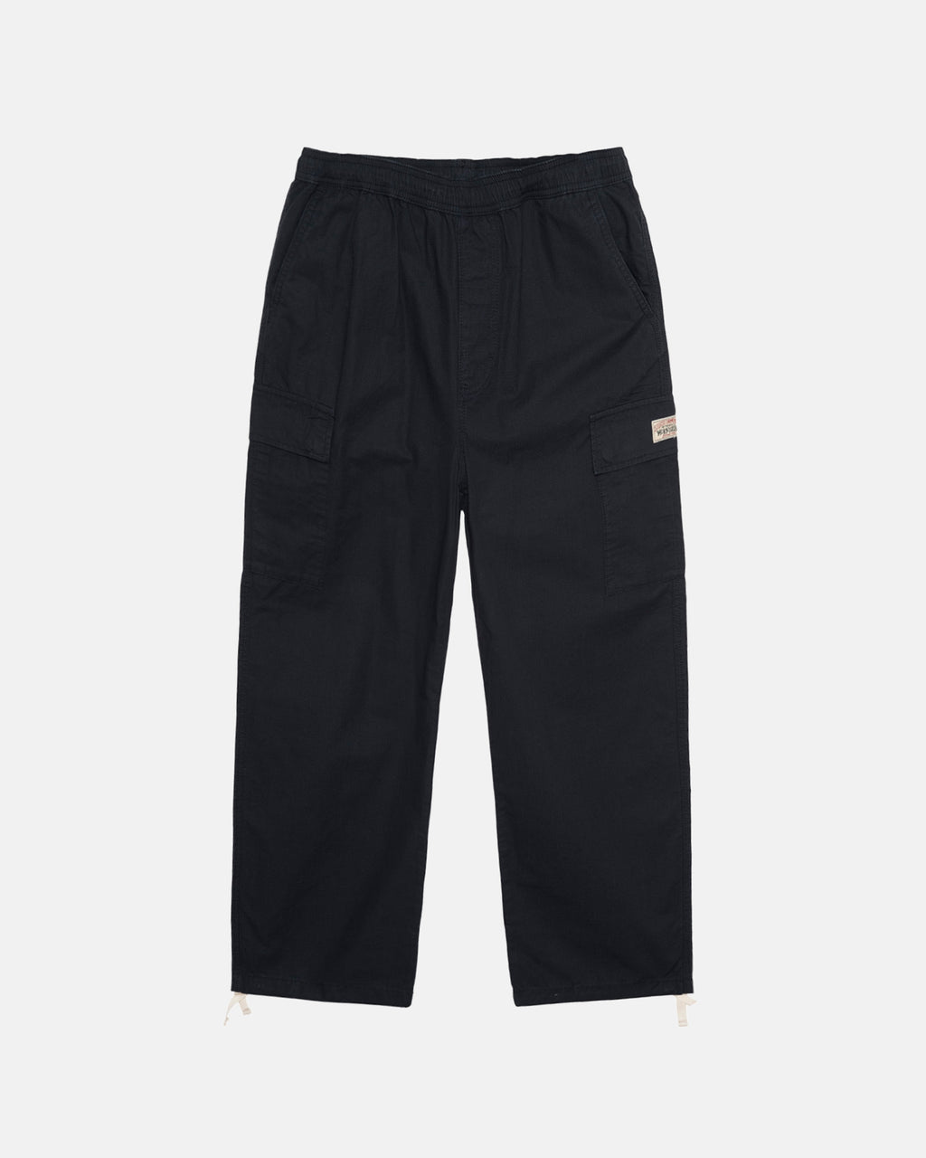 Stussy Ripstop Beach Pantaloni Nere | 275MLUHBW