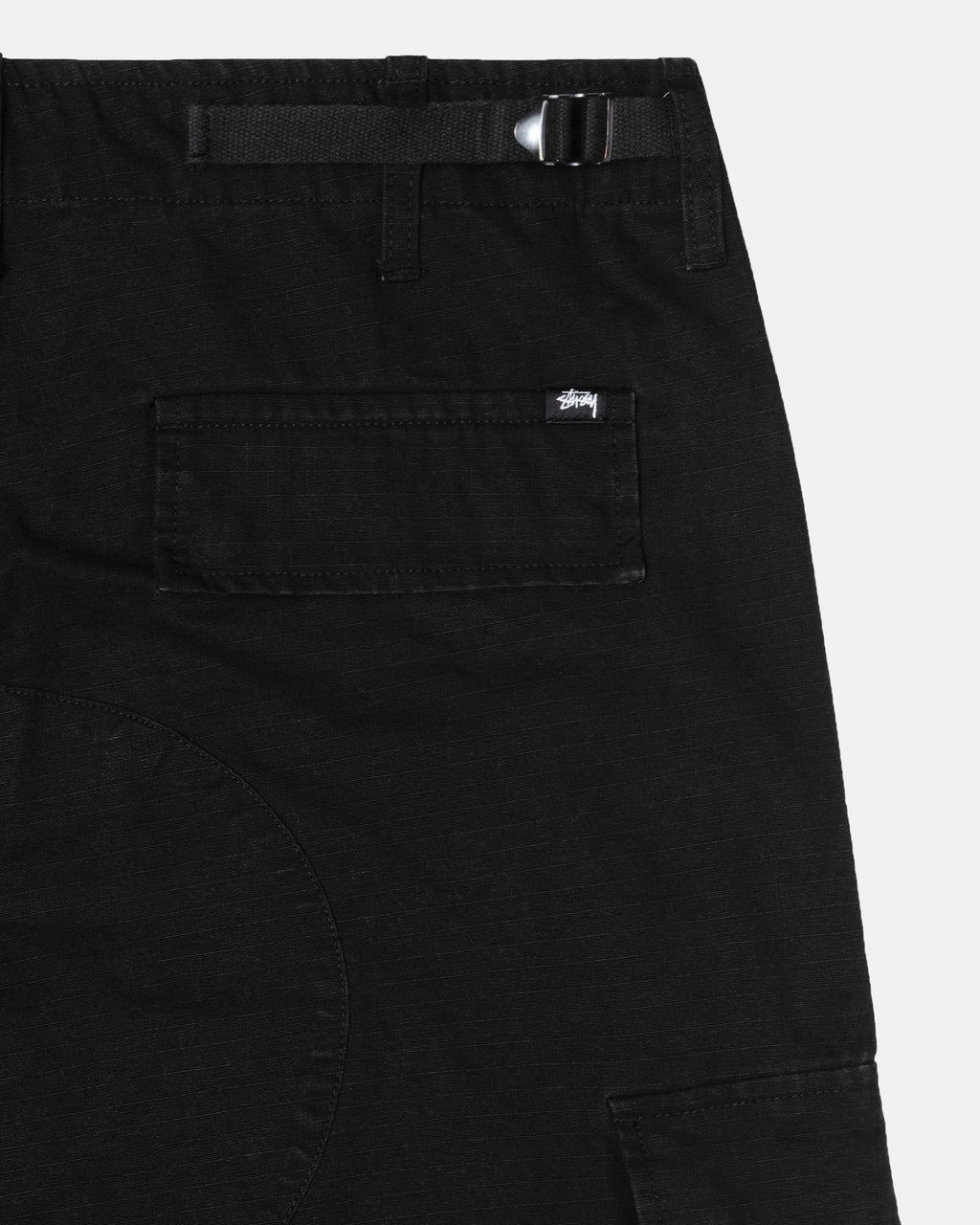 Stussy Ripstop Surplus Pantaloni Cargo Nere | 241FPSMJB