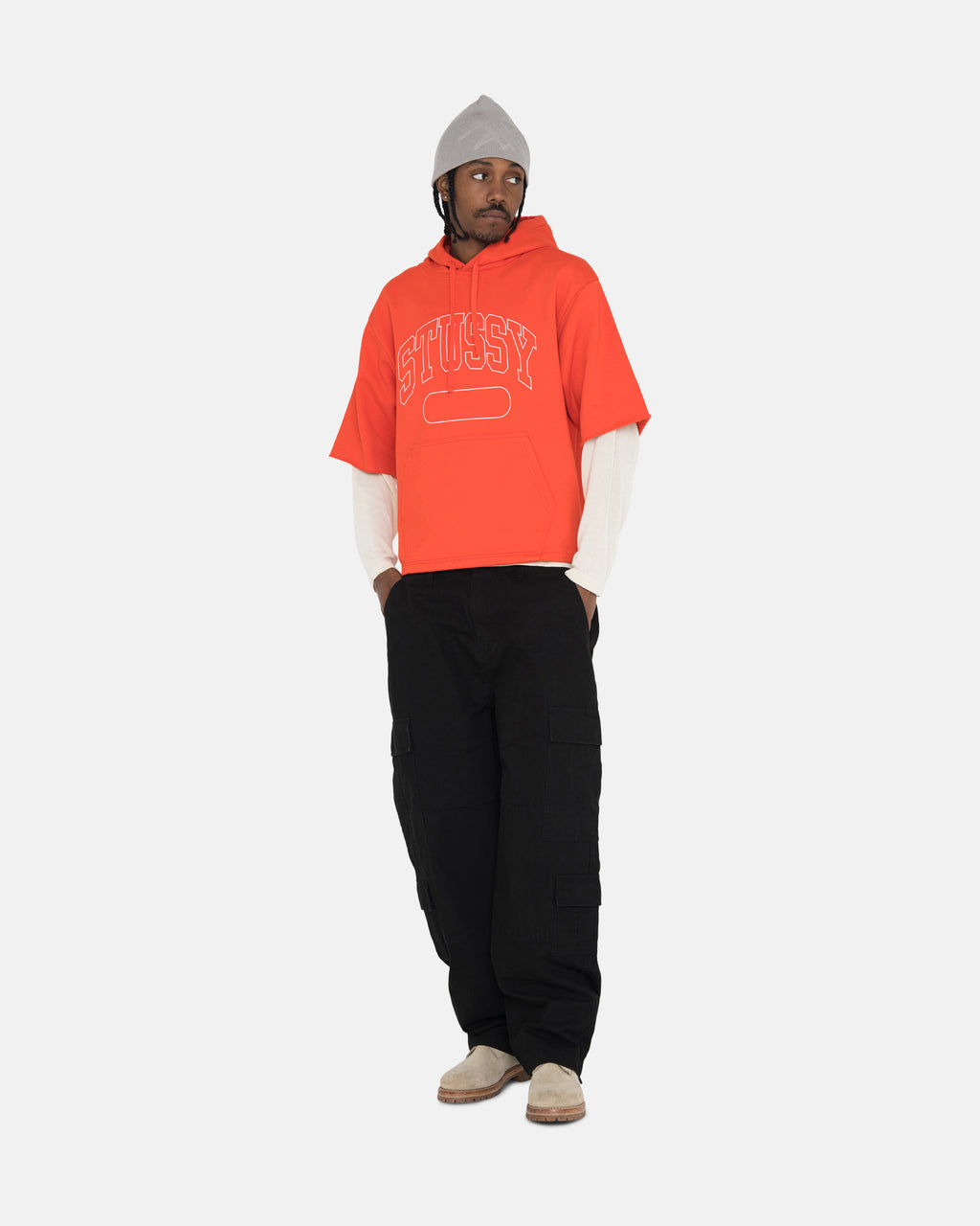 Stussy Ripstop Surplus Pantaloni Cargo Nere | 241FPSMJB