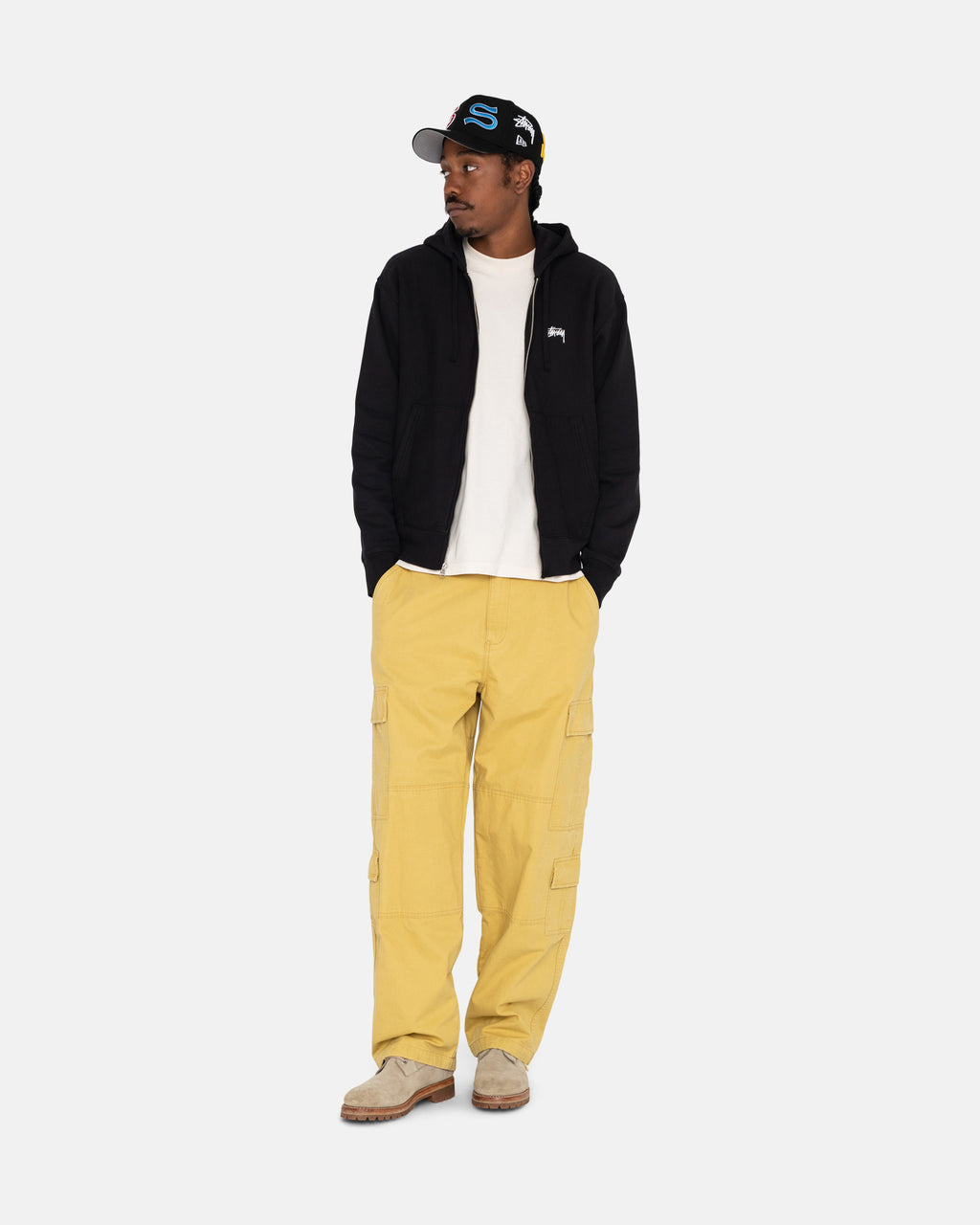 Stussy Ripstop Surplus Pantaloni Cargo Sulphur | 164URAHSB