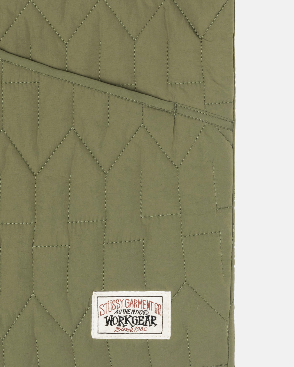 Stussy S Trapuntato Liner Giacche Verde Oliva | 657NYFJXH