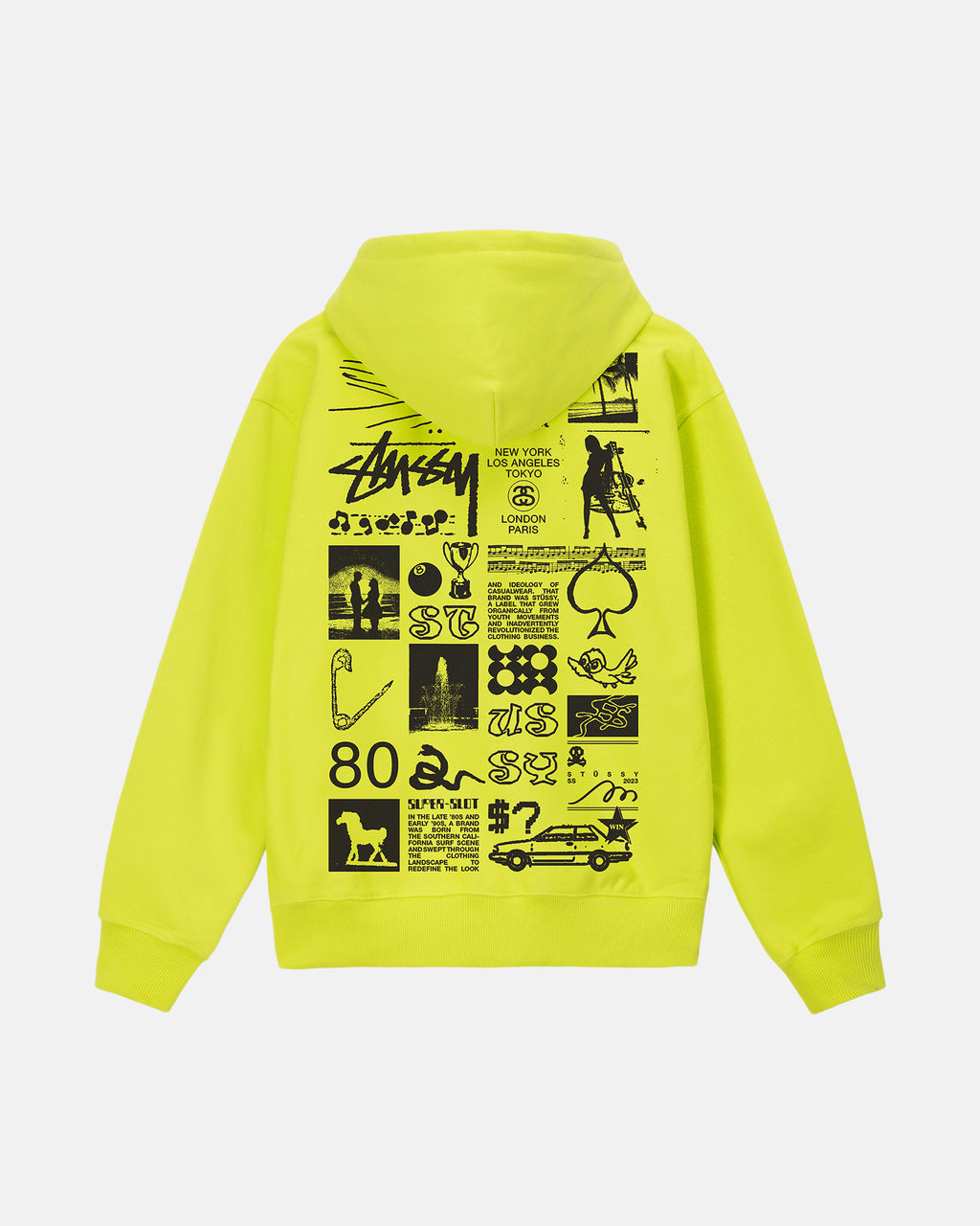 Stussy Sara Zip Felpa con Cappuccio Keylime | 971IQSCKB