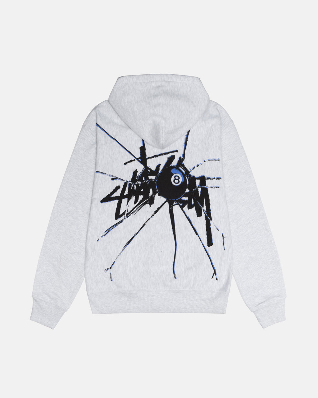 Stussy Shattered Zip Felpa con Cappuccio Grigie | 382SPFMXD