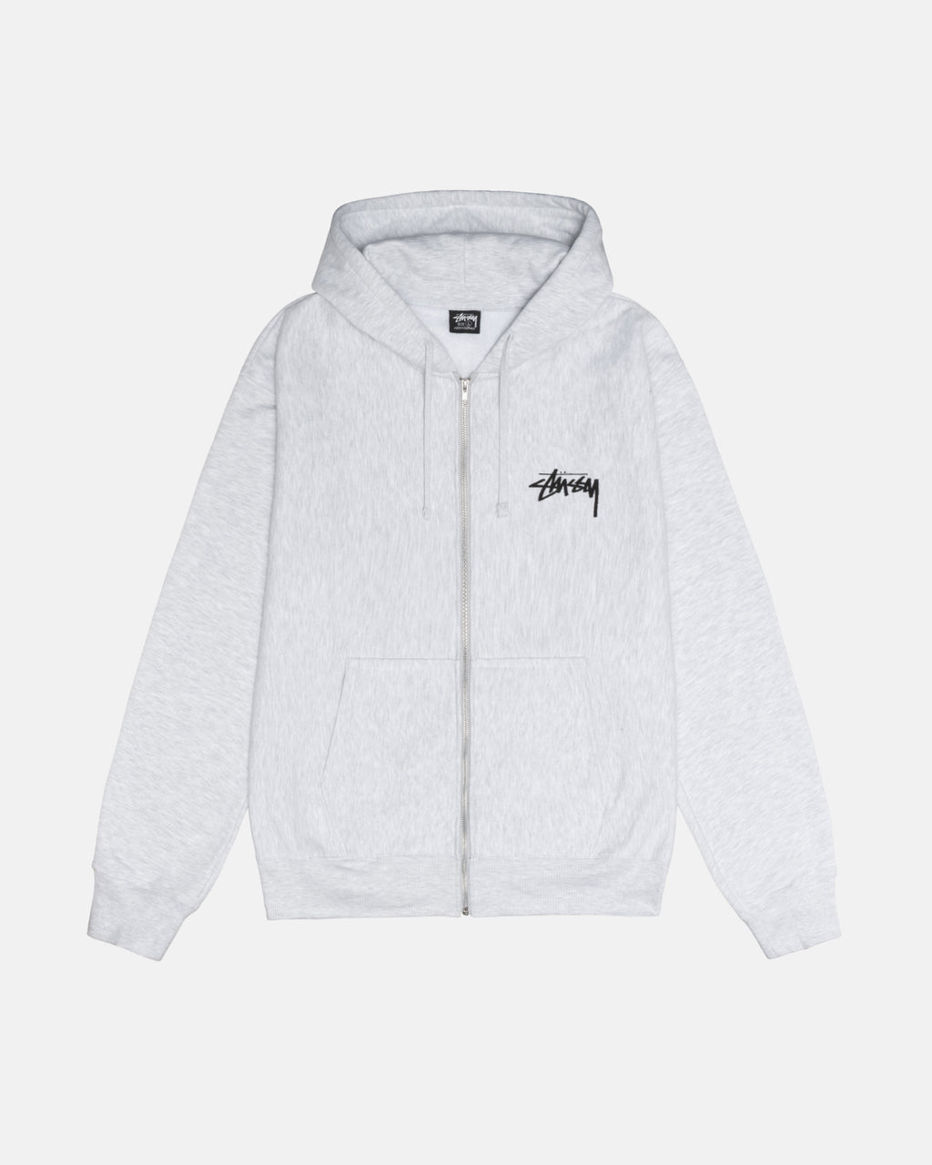 Stussy Shattered Zip Felpa con Cappuccio Grigie | 382SPFMXD