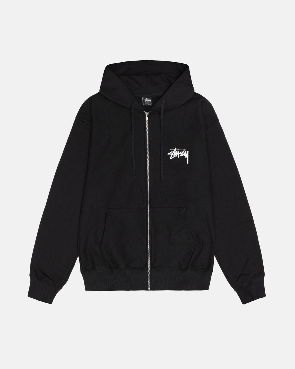 Stussy Shattered Zip Felpa con Cappuccio Nere | 462NEDMLQ