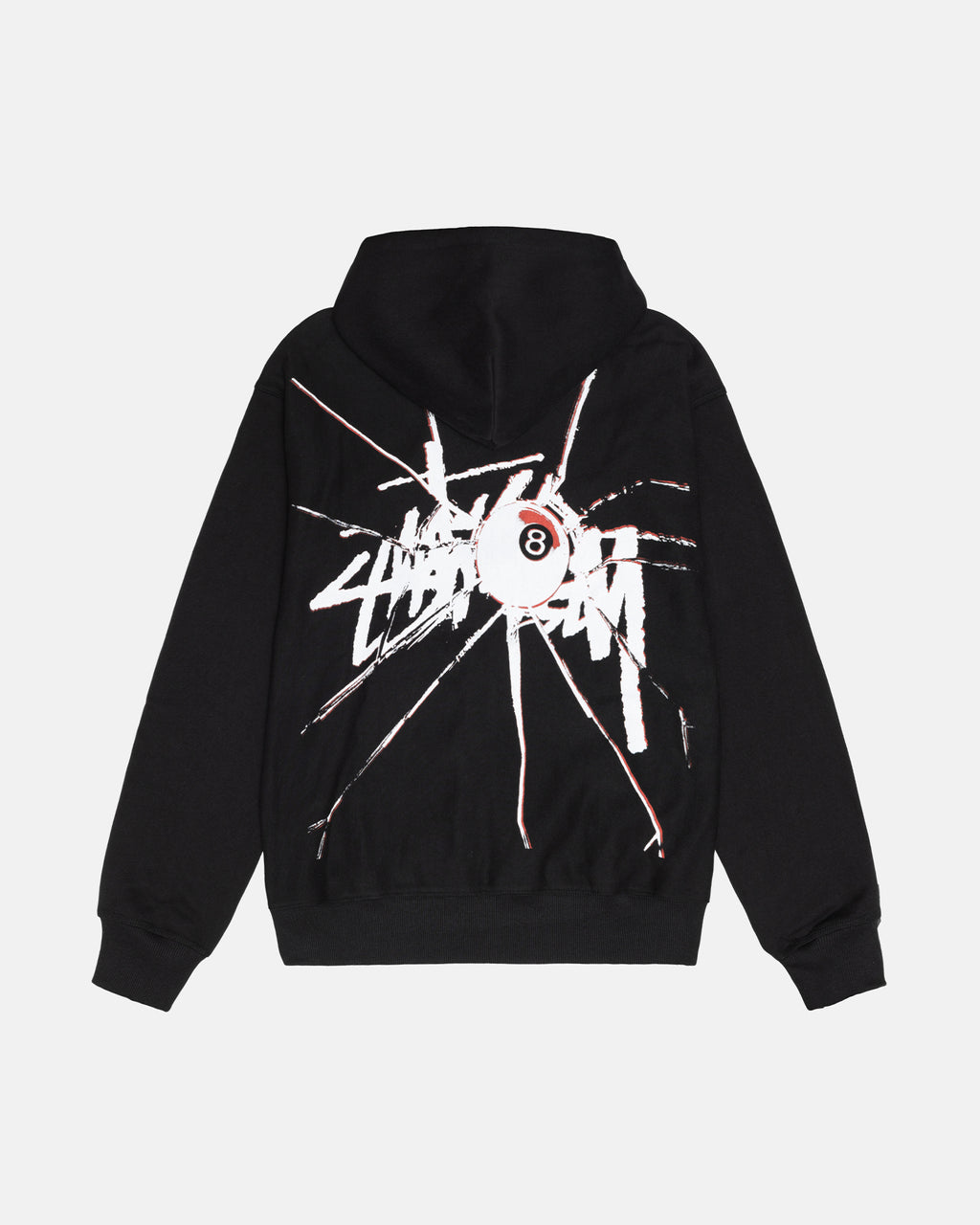 Stussy Shattered Zip Felpa con Cappuccio Nere | 462NEDMLQ