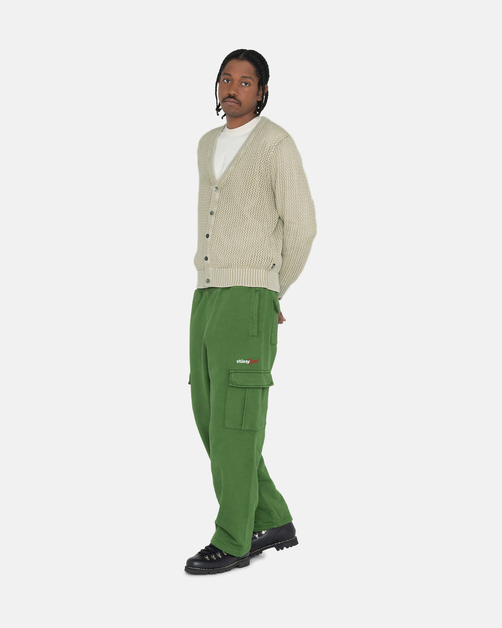 Stussy Sportive Fleece Pantaloni Verdi | 234CDTJKI