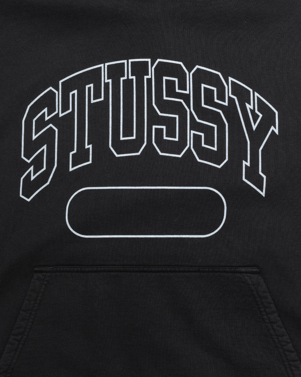 Stussy Ss Boxy Cropped Felpa con Cappuccio Nere | 645RGWSFI