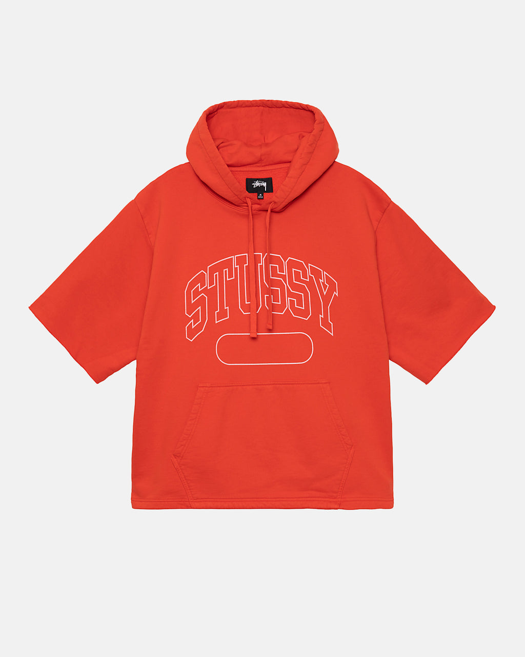 Stussy Ss Boxy Cropped Felpa con Cappuccio Arancioni Profondo | 702BKIEYR