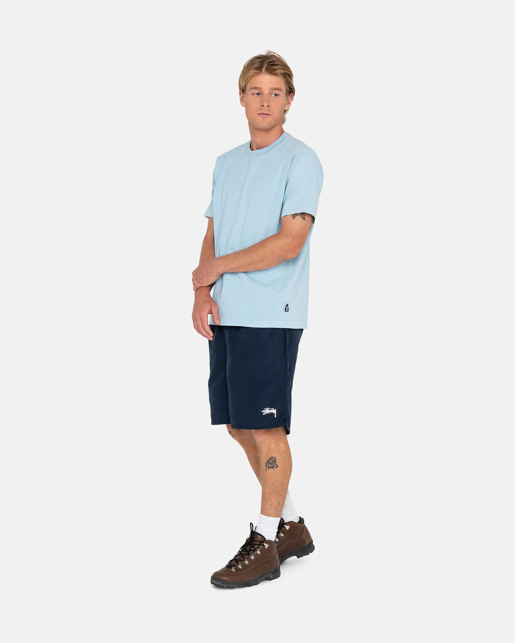 Stussy Stock Acqua Pantaloncini Blu Marino | 572LOSPMA