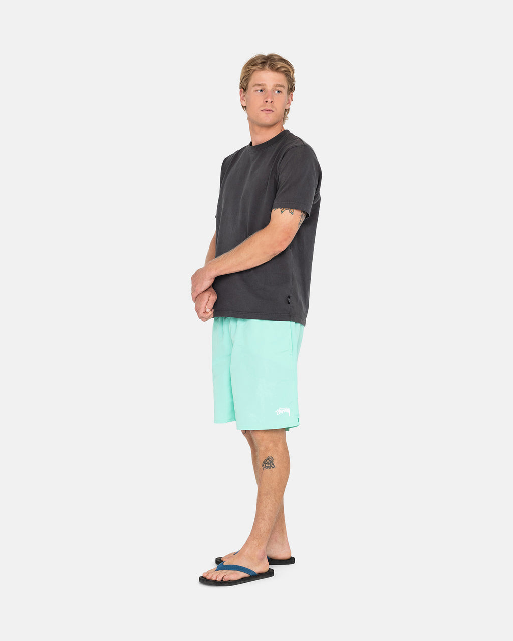 Stussy Stock Acqua Pantaloncini Verde Acqua Chiaro | 391MRNIOT