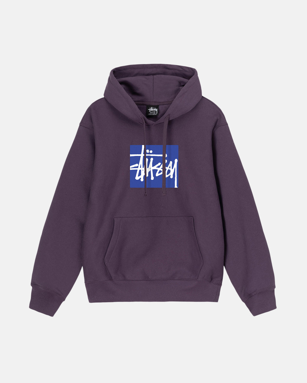 Stussy Stock Box Felpa con Cappuccio Viola | 607BSAVLC