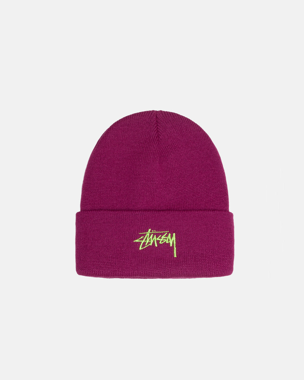 Stussy Stock Cuff Beanie Berretti Magenta | 874IGPSNX