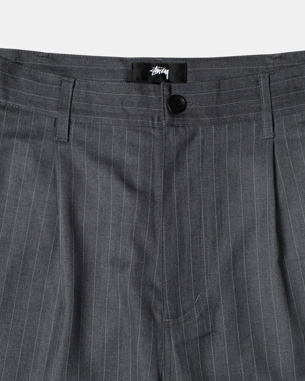 Stussy Stripe Volume A Pieghe Pantaloni Grigie | 280QOYTKC