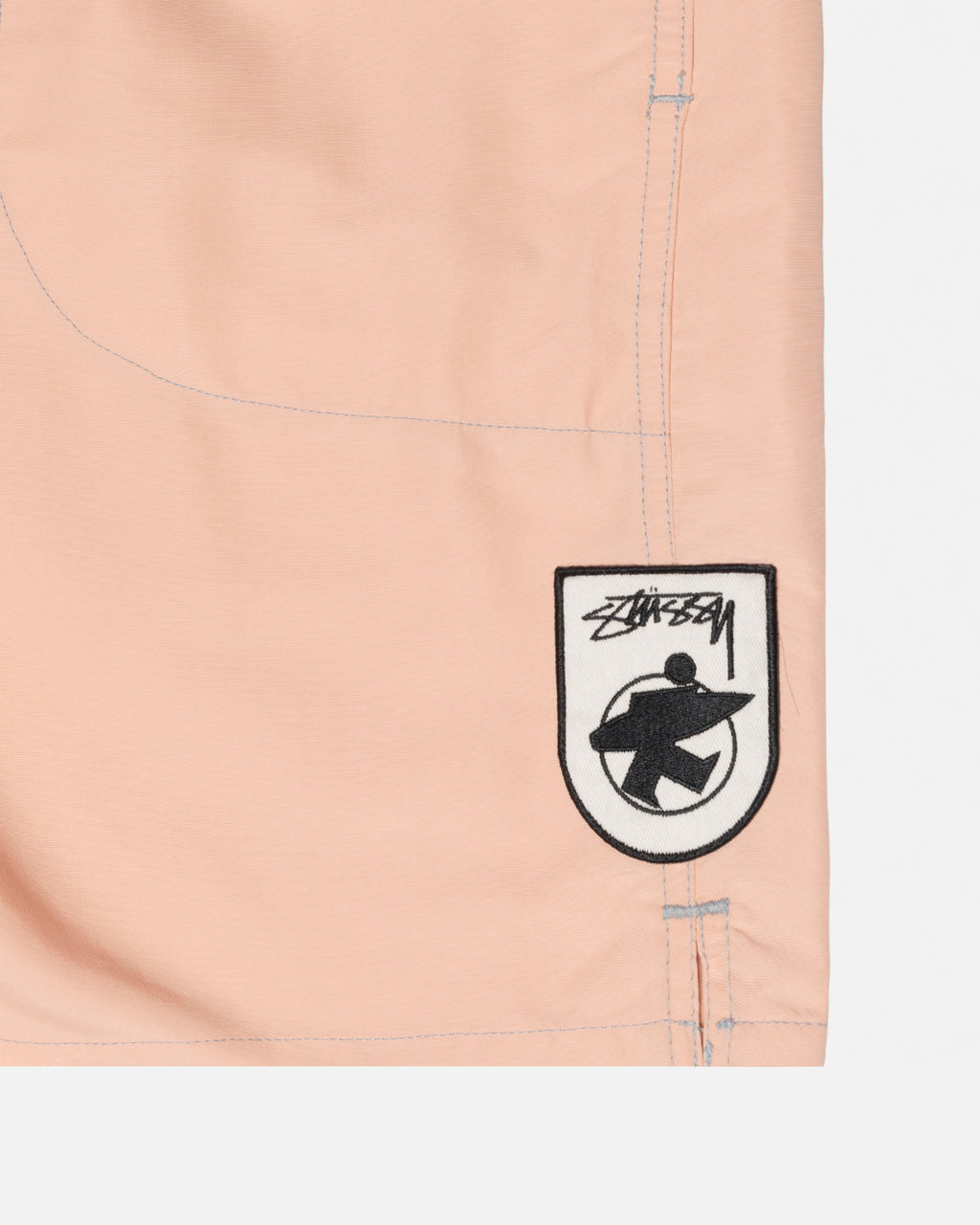 Stussy Surfman Patch Acqua Pantaloncini Salmon | 218GEOUPF