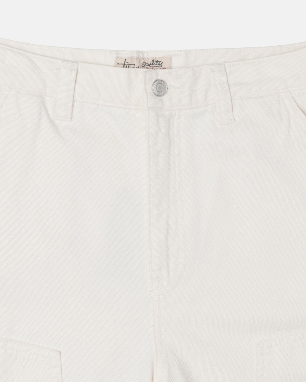 Stussy Tela Lavoro Pantaloni Beige | 517POQKYB