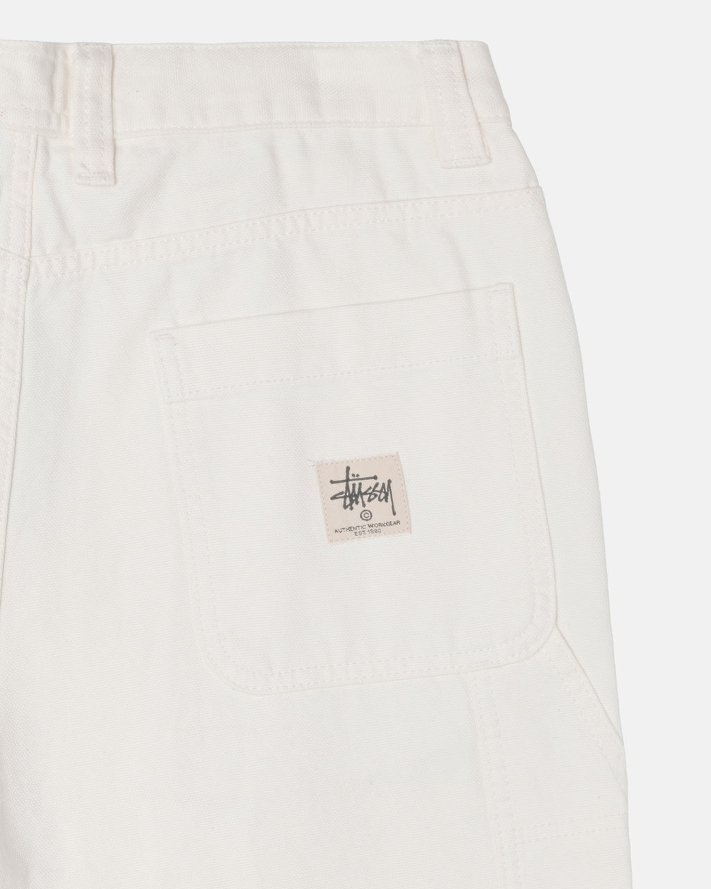 Stussy Tela Lavoro Pantaloni Beige | 517POQKYB