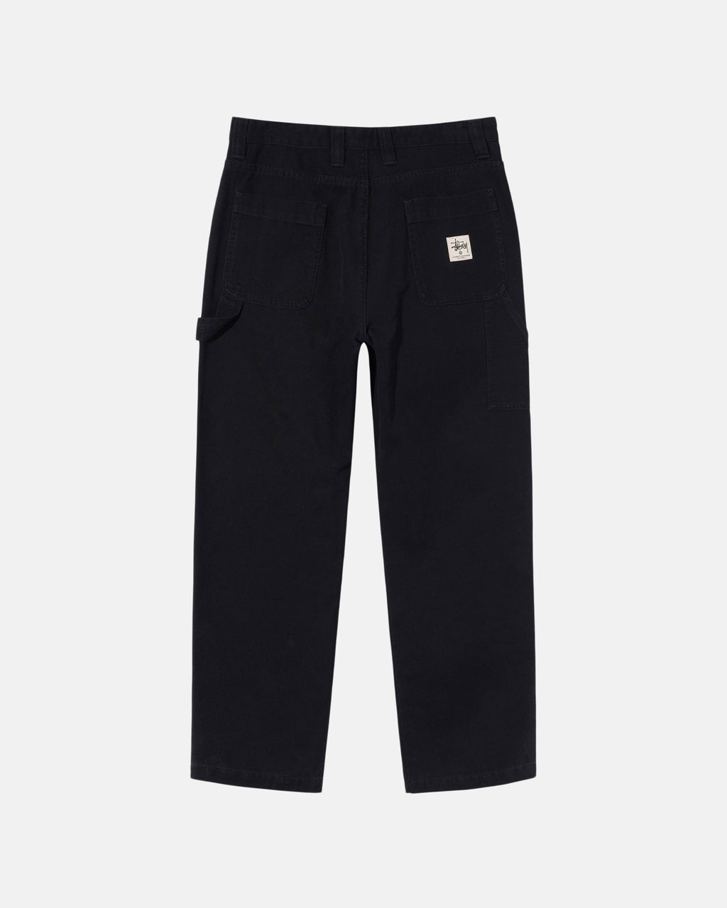 Stussy Tela Lavoro Pantaloni Nere | 725SJPMCB