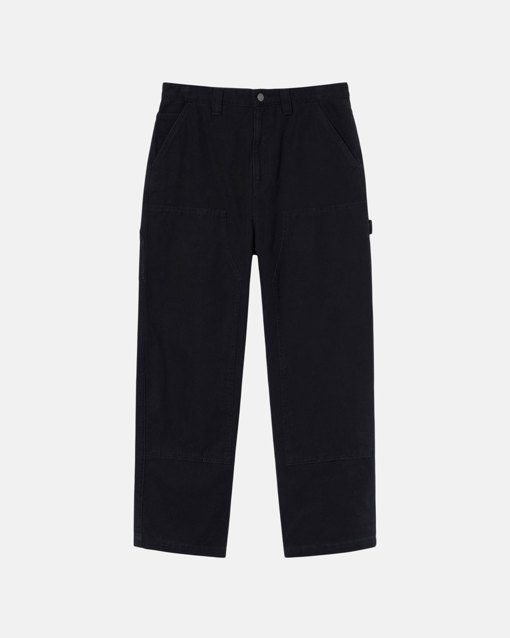 Stussy Tela Lavoro Pantaloni Nere | 725SJPMCB