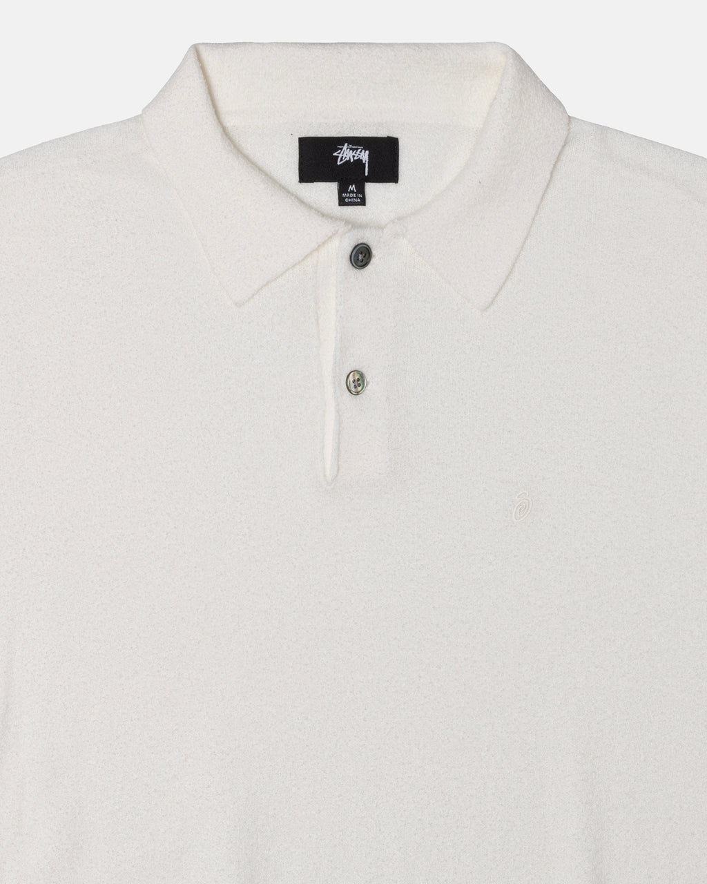 Stussy Textured Ss Polo Maglioni Beige | 462CTESMJ