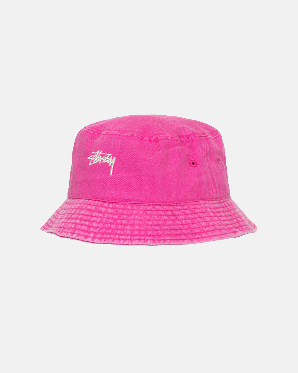 Stussy Washed Stock Bucket Cappelli Magenta | 495DPZAIR