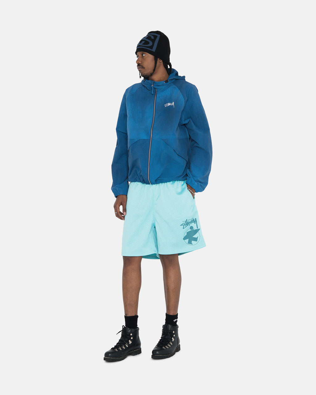 Stussy Wave Dye Beach Shell Giacche Blu Profondo | 840QYFMTO