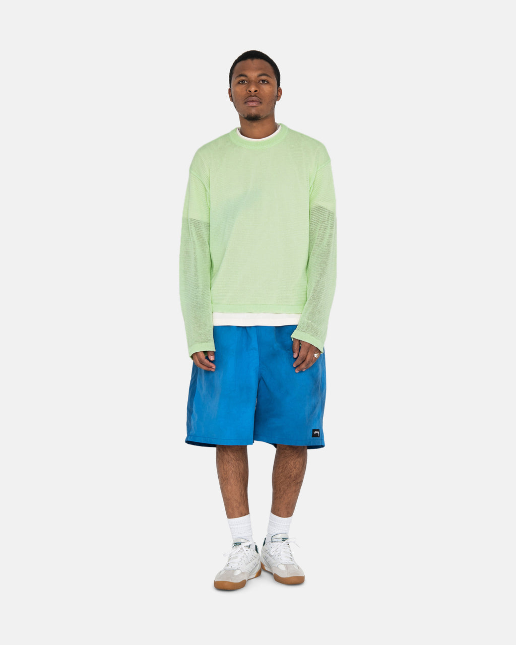 Stussy Wave Dye Nylon Pantaloncini Blu Profondo | 971XTWVMO