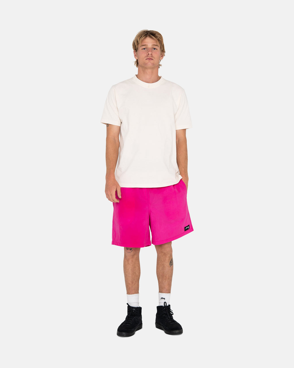 Stussy Wave Dye Nylon Pantaloncini Fucsia | 897WLCIVY