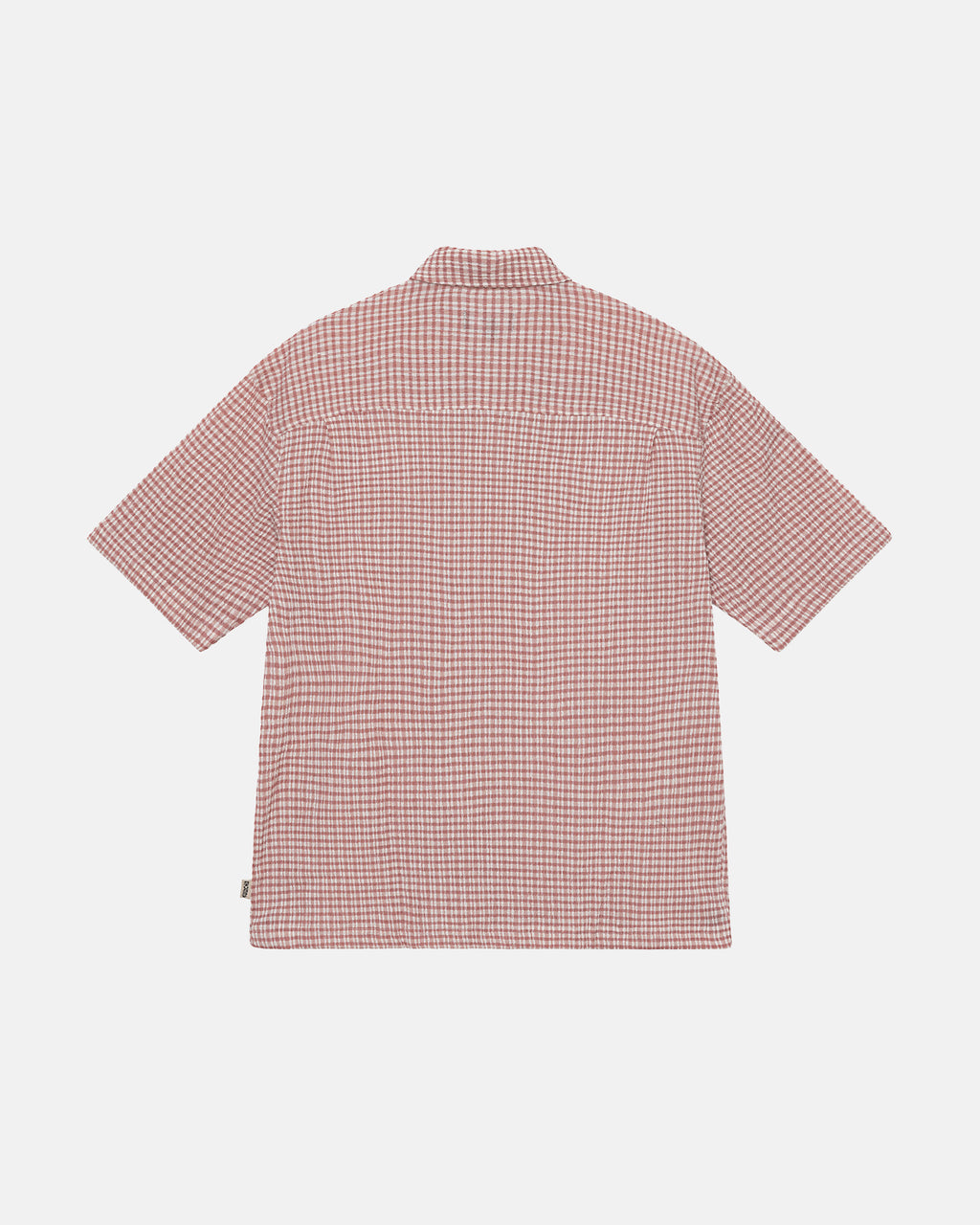 Stussy Wrinkly Gingham Ss Camicie Rosa | 367BQPKTI