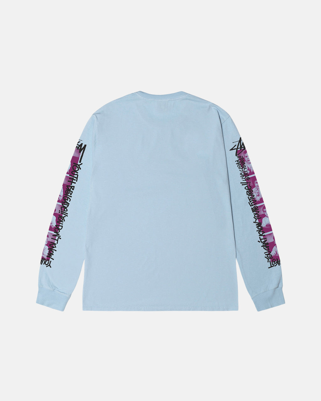 Stussy Youth Brigade Pigment Dyed Ls Magliette Running Blu | 136GSKTVL