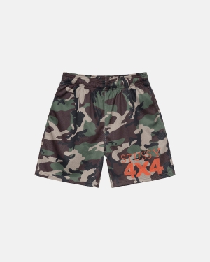 Stussy 4x4 Mesh Pantaloncini Camouflage | 403UFBSAN