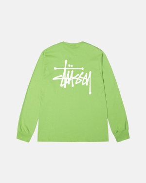 Stussy Basic Ls Magliette Running Tea | 231JKCTNQ