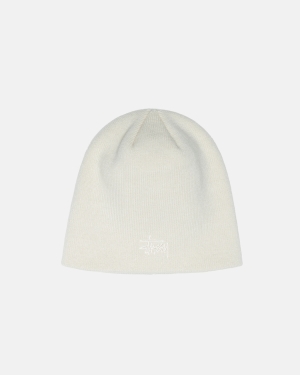 Stussy Basic Skullcap Beanie Berretti Beige | 637YZAVQI