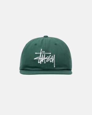 Stussy Basic Strapback Berretti Forest | 702XSVHZC