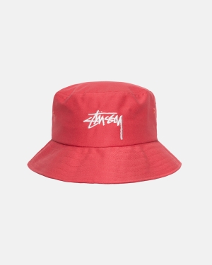 Stussy Big Stock Bucket Cappelli Rosa | 234YADFVL