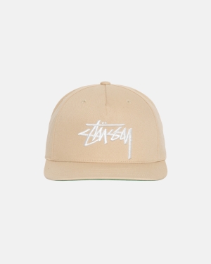 Stussy Big Stock Point Crown Berretti Marroni | 670MYCURL