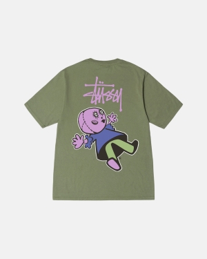 Stussy Dollie Pigment Dyed Magliette Running Artichoke | 142YCRBKS