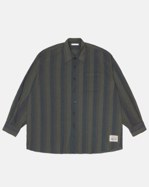 Stussy Our Legacy Lavoro Shop Borrowed Camicie Colorate Strisce | 014NWJYSX