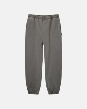 Stussy Pigment Dyed Fleece Pantaloni Grigie | 146MAHSDP