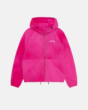 Stussy Wave Dye Beach Shell Giacche Fucsia | 963KFPYXL